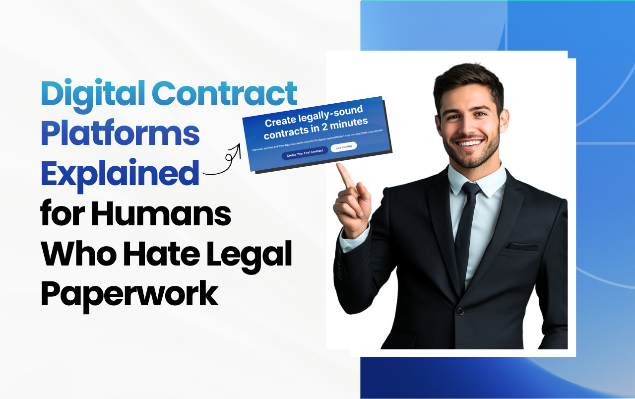 Digital Contract Platforms Explained for Humans Who Hate Legal Paperwork