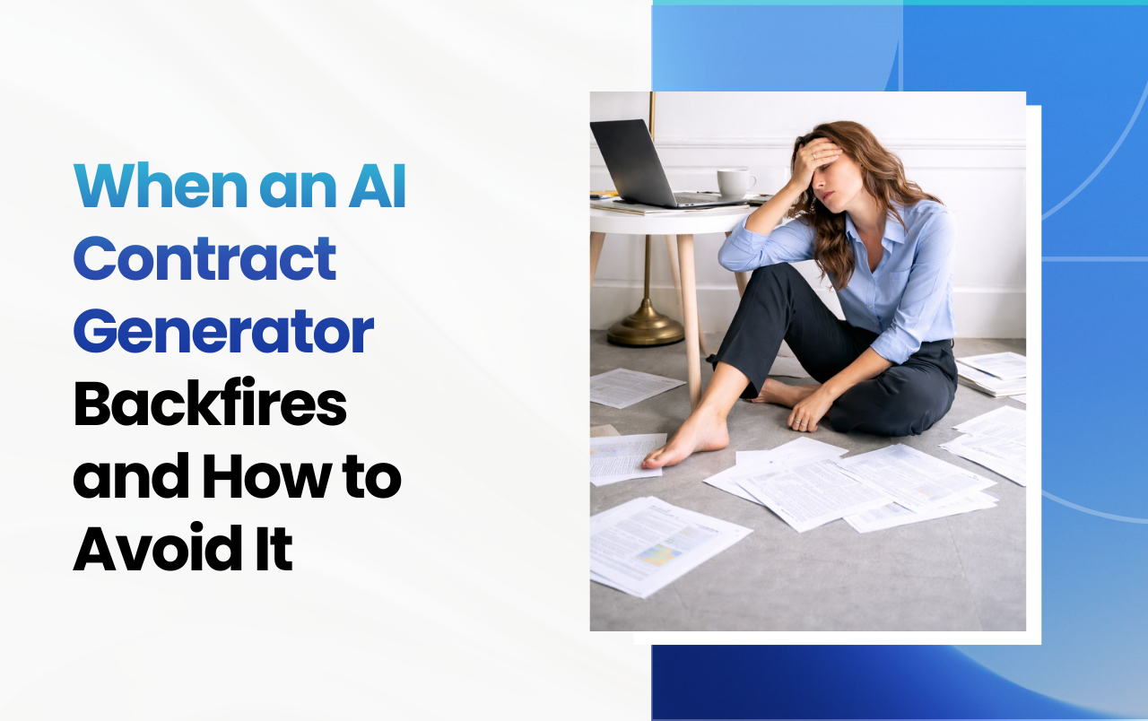 When an AI Contract Generator Backfires and How to Avoid It