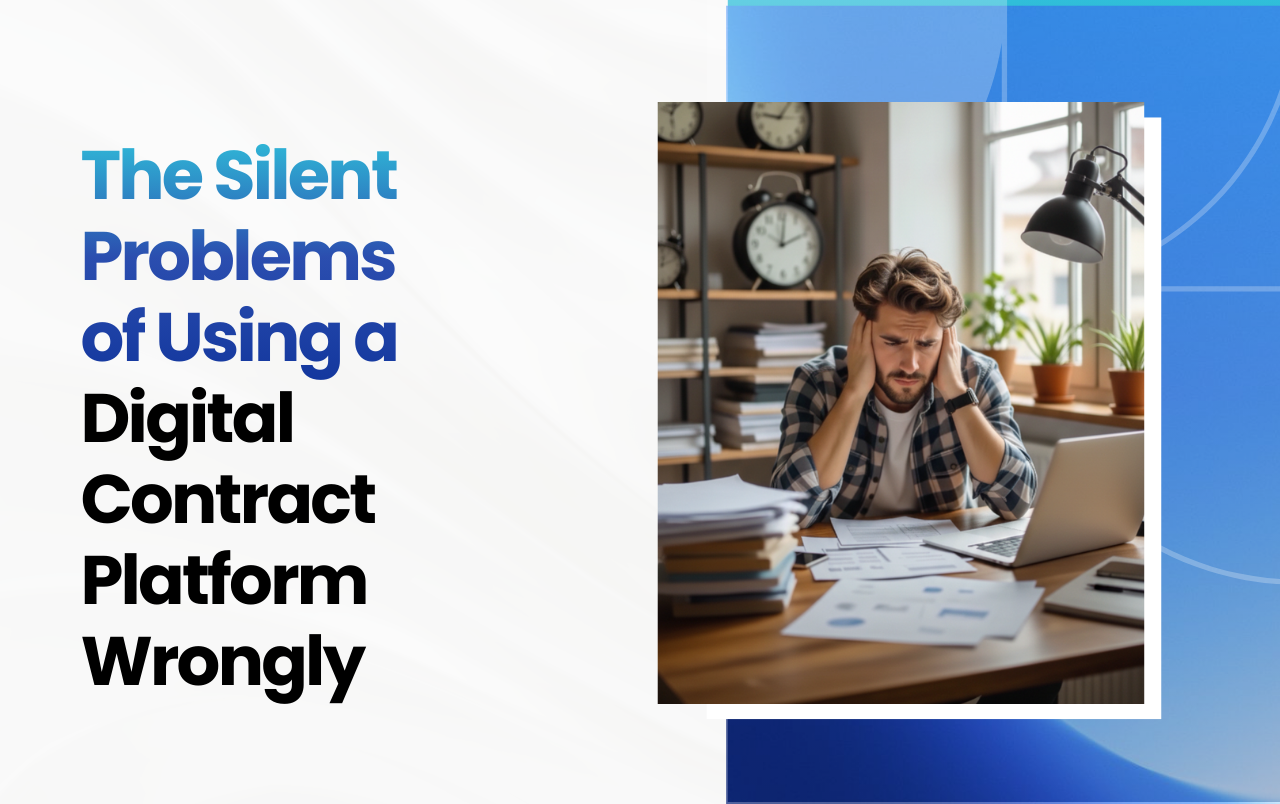 The Silent Problems of Using a Digital Contract Platform Wrongly