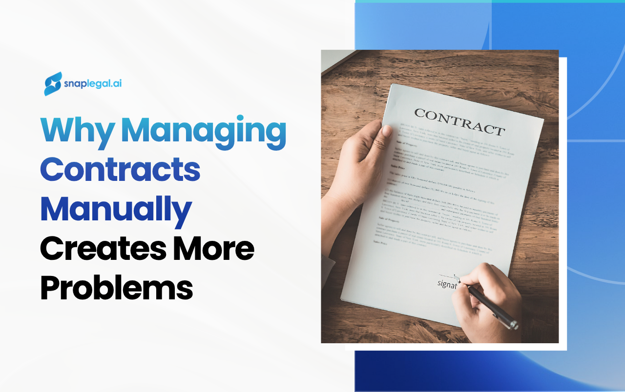 managing contracts manually