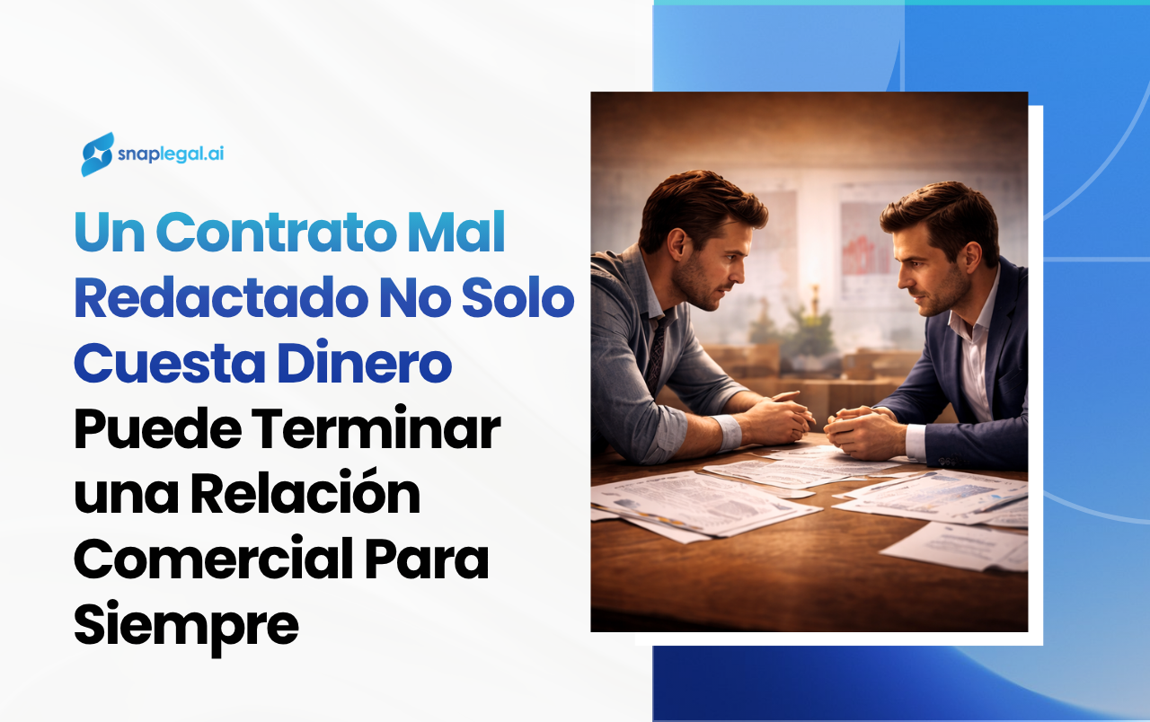 Un Contrato Mal Redactado No Solo Cuesta Dinero — Puede Terminar una Relación Comercial Para Siempre