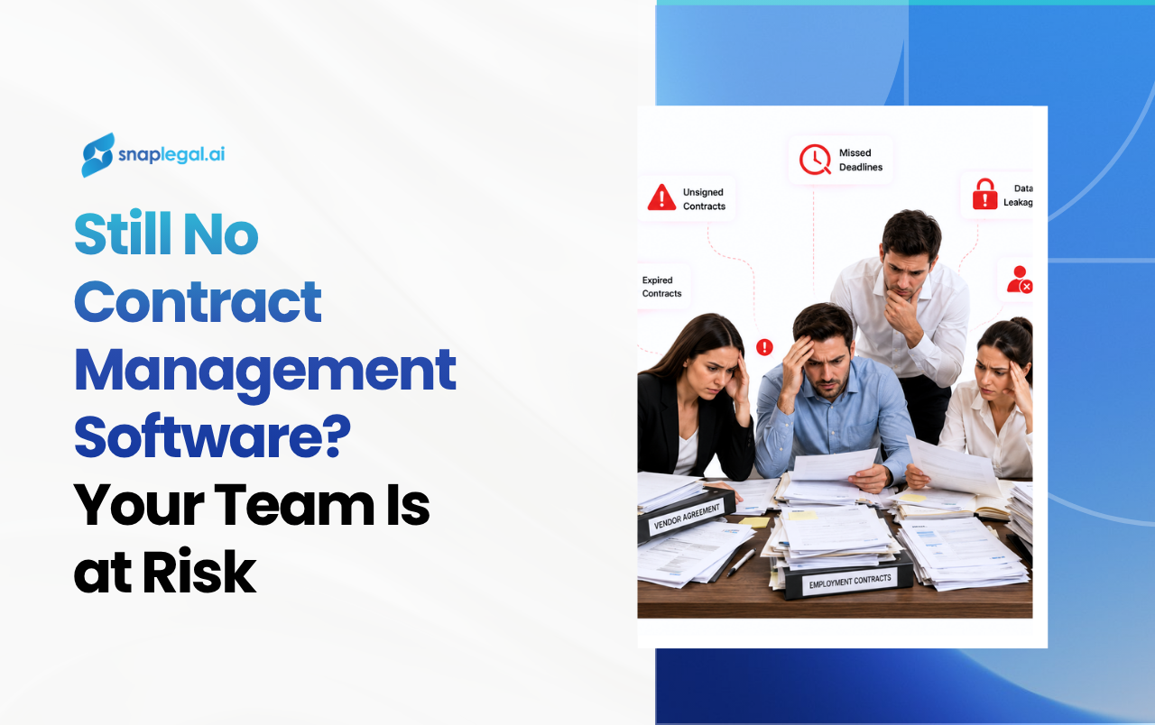 Still No Contract Management Software? Your Team Is at Risk